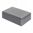 4Fizjo Jogas Klucis Bloks Paliknis Stabilizācijas Kubs Vingrinājumiem 23x15x7.6cm, Pelēks | Fitness Cube Yoga Block