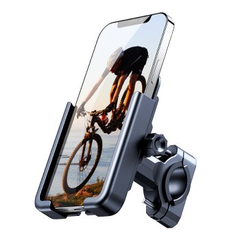Metāla telefona turētājs uz velosipēda skrejriteņa stūres | Phone Mount Holder for Bike Handlebar