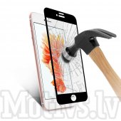Apple iPhone 7 / 8 / SE (2020) (2022) 4.7" 5D Pilna Pārklājuma Aizsargstikls, Melns | Tempered Glass for Screen...