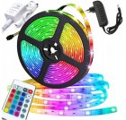 LED lente gaisma SMD 3528 RGB ar tālvadības pulti, 5m | LED Light Strip with Remote Control