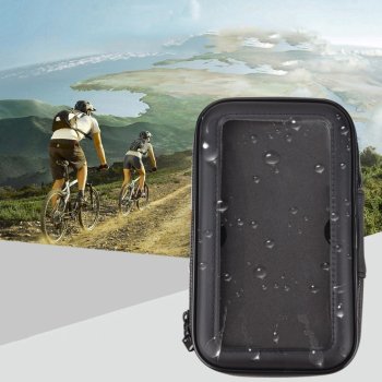 Turētājs uz velosipēda motocikla stūres ar Stiprinājumu, 165x80mm, XL izmērs | Waterproof Motorcycle Bike Bicycle...