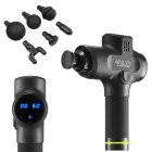 4Fizjo Massage Gun PRO+ Masāžas Ierīce Pistole Muskuļu Masažieris ar 6 Uzgaļiem, Bezvadu Masieris | Muscle Massager Pistol Device