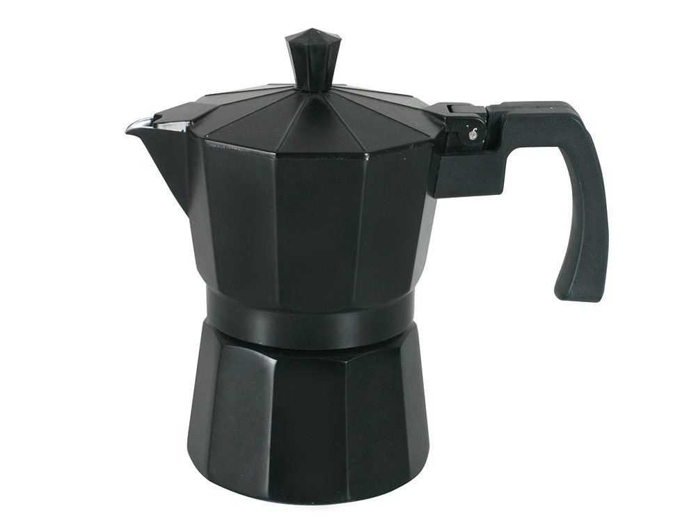 Espresso Kafijas Mokas Kanna Geizera tipa 150ml, Melna | Moka Pot Coffee Maker 3 Cup