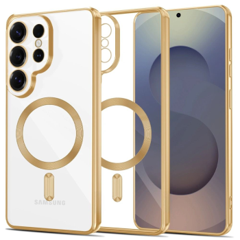 Samsung Galaxy S26 Ultra (SM-S948B/DS) Tech-Protect MagFlex MagSafe Case Cover, Gold | Telefona Vāciņš Maciņš Apvalks Bamperis