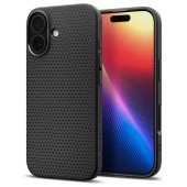 Apple iPhone 17 6.3'' Spigen Liquid Air TPU Case Cover, Black | Telefona Vāks Maks Apvalks Bampers